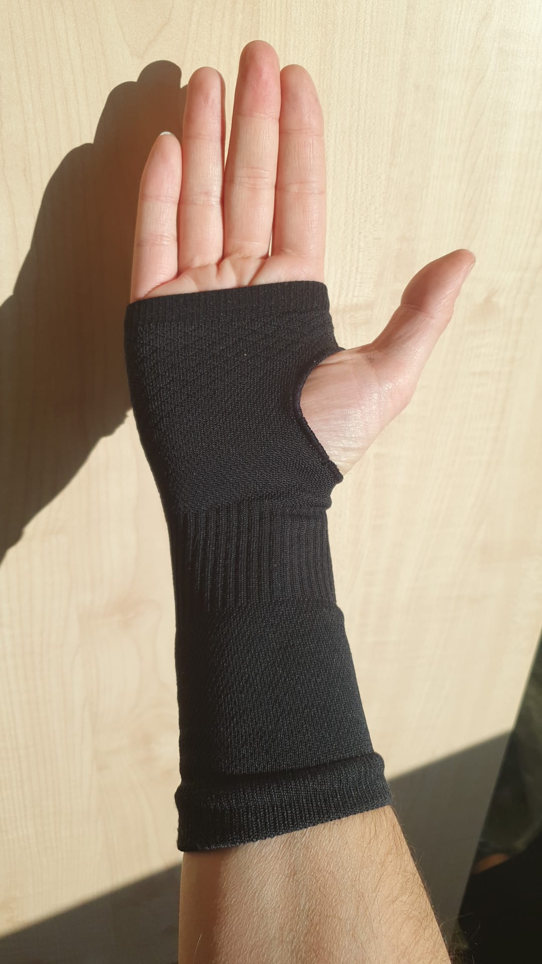 RJM Guanti Senza Dita Uomo In Thinsulate 3M - Nero, Caldi E Morbidi - Taglie M/L E L/XL